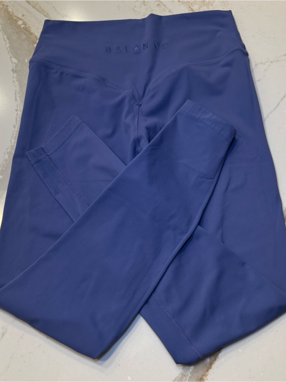 Balance Athletica “Vintage” High-Waist Leggings - Deep Periwinkle size: Large